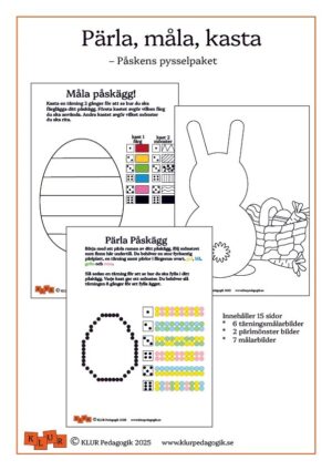 Påskens pysselpaket: pärla, måla kasta!