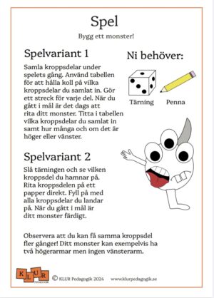 Spel - bygg ett monster